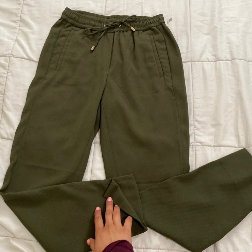 Olive green pants
